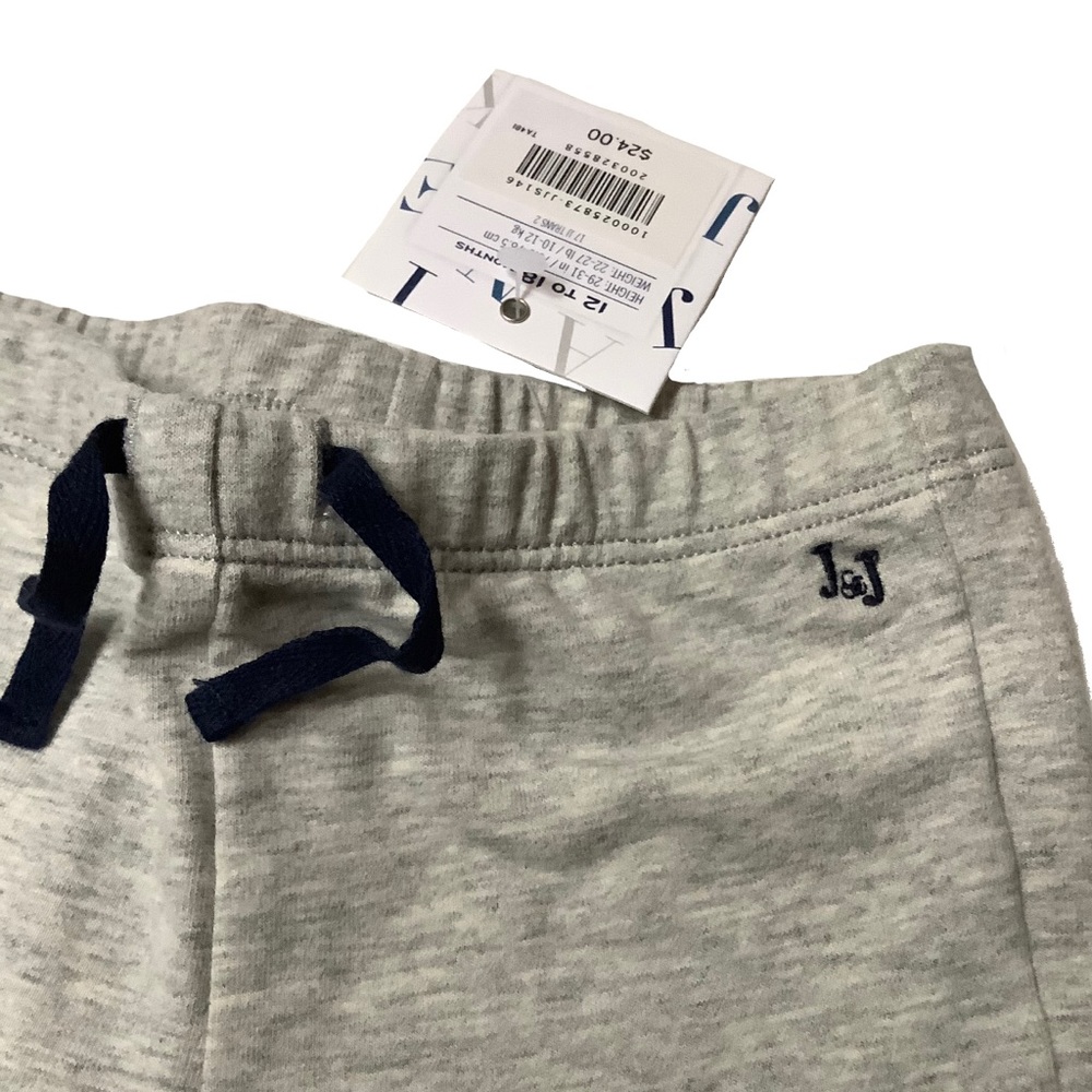 Janie and Jack Captain’s Charm Cuffed Terry Pant - Picture 3 of 6